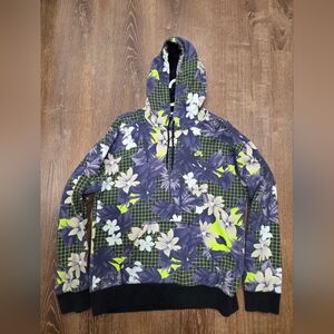 Nike SB Gray and Neon Hoodie